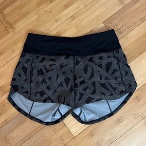 Lululemon size 4 running shorts